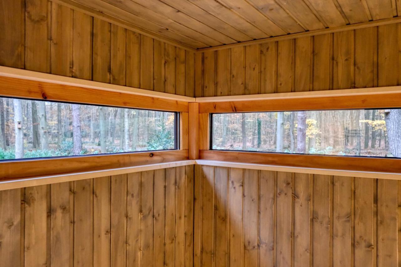Lodge In Een Bosrijke Omgeving Met Hottub & Sauna Opt Rheezerveen Eksteriør billede