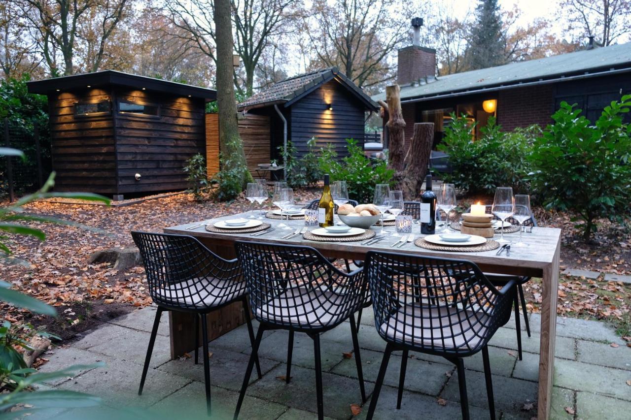 Lodge In Een Bosrijke Omgeving Met Hottub & Sauna Opt Rheezerveen Eksteriør billede