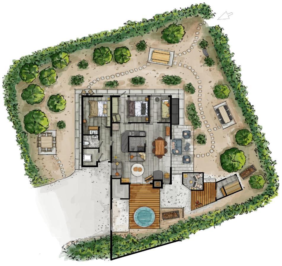 Lodge In Een Bosrijke Omgeving Met Hottub & Sauna Opt Rheezerveen Eksteriør billede